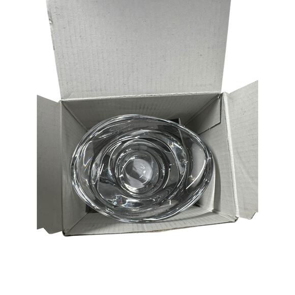 Elegant‎ Nambe Full Lead Crystal Butterfly Votive 5259 with Original Box - Picture 4 of 7